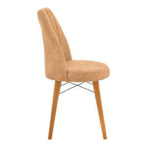 Scaun Model Nevis, Maro/Nuc/Negru, 47x50x91 cm - Img 3