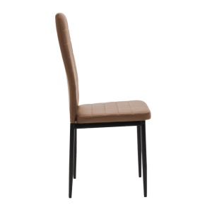 Scaun Model Parker, Cappuccino/Negru, 42x48x98 cm - Img 3