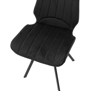 Scaun Model Sabia, Negru, 46x55x80 cm - Img 6