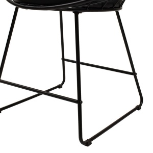 Scaun Model Seth, Negru, 58x50x71 cm - Img 7