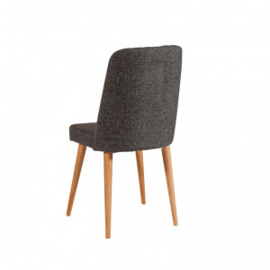 Scaun Model Stormi, Gri/Pin, 48x39x100 cm - Img 2