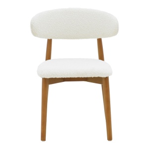 Scaun Model Ubene, Nuc/Alb, 51x56x79 cm - Img 4