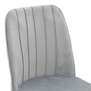 Scaun Model Vespera, Gri/Nuc, 45x52x95 cm - Img 5