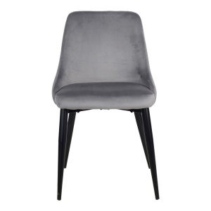 Scaun Model Zedna, Gri/Negru, 51x58x84 cm - Img 4