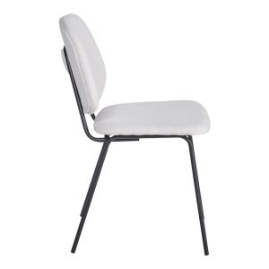 Scaun Pietro I, bej/negru, 45x55x82.5 cm - Img 3