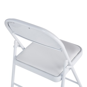 Scaun pliabil Niro, alb, 46x46x79 cm - Img 7