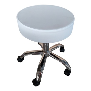 Scaun rotativ Tebere, alb, 35x46-59 cm - Img 2