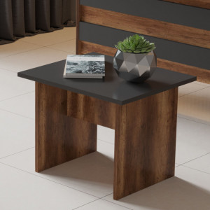 Set Complet Mobilier Birou Salvador, model VO15, 140x73.8x60 cm, Nuc/Antracit - Img 5
