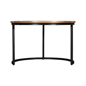Set de 3 măsuțe de cafea Frina, natural/negru, 70x70x45 cm - Img 6