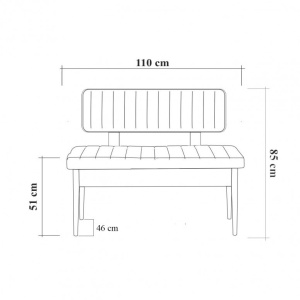 Set Masa si Scaune 5 Piese Vina 107 Atlantic Pine-Green - Img 10