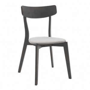 Set Masa si Scaune Benson-Toto 5 Piese Gri Rustic 80x80x75 cm - Img 5