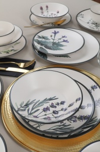 Set veselă din ceramică, 24 bucati Sidonia Springs Alb - Img 6