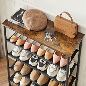 Suport pantofi Model Kadence, Negru, 75x30x91 cm - Img 4