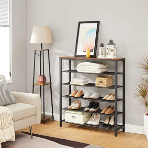 Suport pantofi Model Kole, Negru, 100x30x110 cm - Img 2