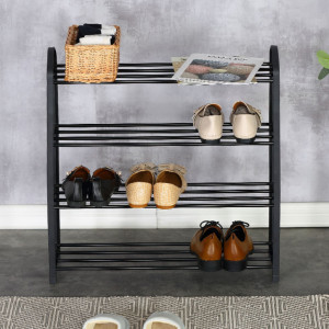 Suport pantofi Model Moses, Negru, 62x20x62 cm - Img 3
