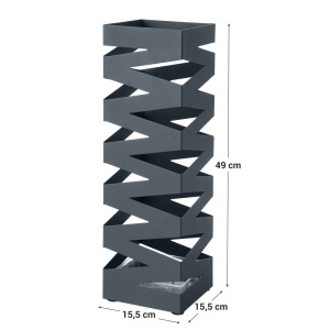 Suport umbrele Songmics Gri 15.5x15.5x49 cm - Img 7