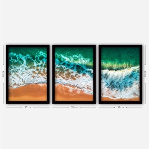 Tablou, 3 bucati 3SC31 Multicolor 35x45 cm - Img 2