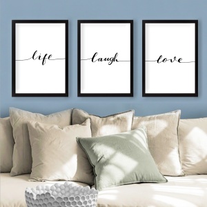 Tablou, 3 bucati SET Multicolor 24x29 cm - Img 1