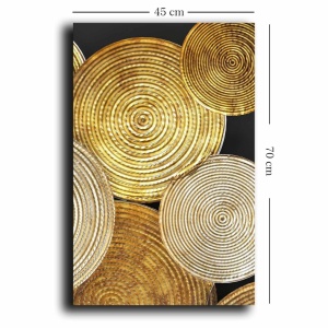 Tablou 4570NISC Auriu 45x70 cm - Img 2