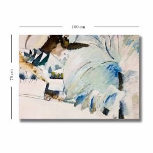 Tablou Floral Burst Multicolor 70x100 cm - Img 3