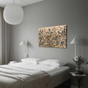 Tablou Fusion Bloom Multicolor 70x100x3 cm - Img 2