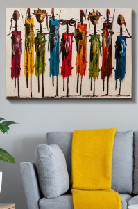 Tablou Kanvas Multicolor 70x100 cm - Img 1