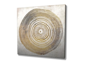 Tablou KC161 Multicolor 45x45x3 cm - Img 3