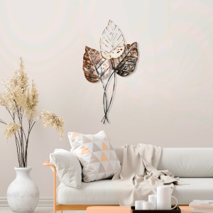 Tablou metalic Fall Maro 45x85 cm - Img 2