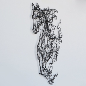 Tablou metalic Metal Negru 41x66 cm - Img 5