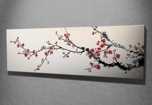 Tablou PC041 Multicolor 30x80x3 cm - Img 1