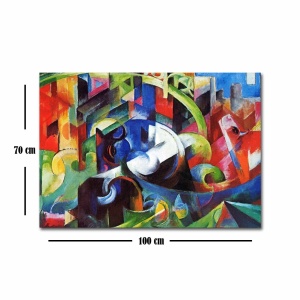 Tablou Rainbow Palette 2 Multicolor 70x100x3 cm - Img 4