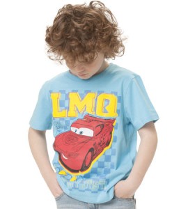 Tricou albastru cu maneca scurta Cars - Img 2