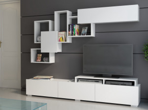 Ansamblu Comoda TV Amor Alb - Img 3