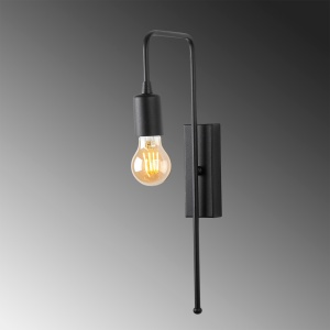Aplica Mum Negru 6x22x42 cm - Img 5