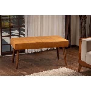 Bancheta Pole Mustar 92x44x46 cm - Img 1
