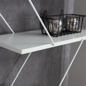 Biblioteca Pako World, Model Tars, 84x24x157 cm, Alb - Img 4