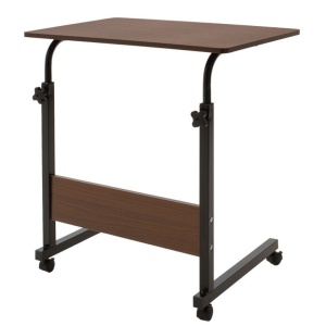 Birou ajustabil Pako World, model Piper, 60x69-90x40 cm, Stejar inchis/Negru - Img 2