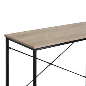 Birou Bailon, stejar/negru, 100x40x70 cm - Img 4