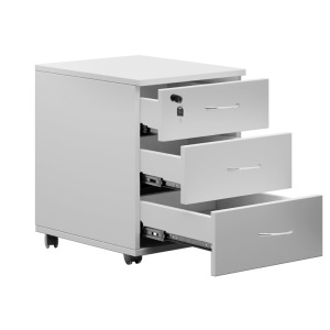 Bufet - Comodă Living Mobile drawer Amazon, alb, 39x47x52.5 cm - Img 3