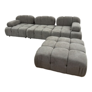 Canapea 3 Locuri Hypnotic I, grey beige, 294x196x76 cm - Img 4