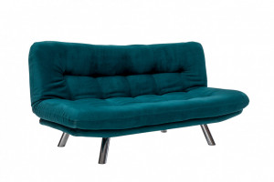 Canapea Extensibila, 3 Locuri Misa Small Sofabed Petrol Verde - Img 4
