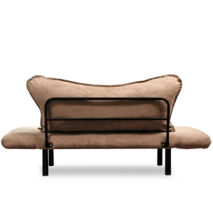 Canapea extensibila cu 2 locuri Model Chatto, Maro deschis - Img 5