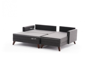 Coltar Extensibil Bella Soft Mini Antracit - Img 9