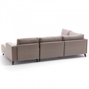 Coltar extensibil Versatile PWF-0536 material textil crem 300x202x78cm - Img 8