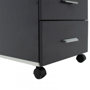 Comoda mobila Model Eugene, Nuc/Antracit, 40x48x63 cm - Img 8