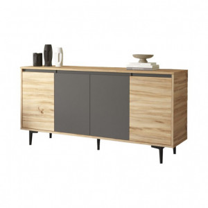 Comoda Model Augusta, Stejar, 160x40x78 cm - Img 1