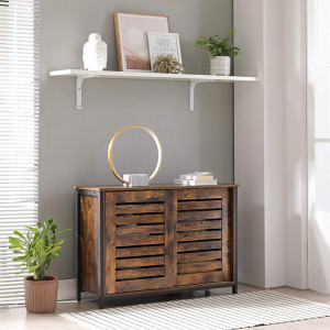 Comoda Model Corbin, Maro rustic/Negru, 100x35x70 cm - Img 3