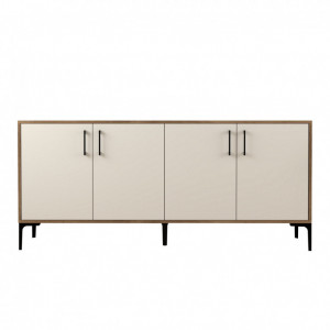 Comoda Model Kiev, Nuc/Crem, 180x35x78 cm - Img 6