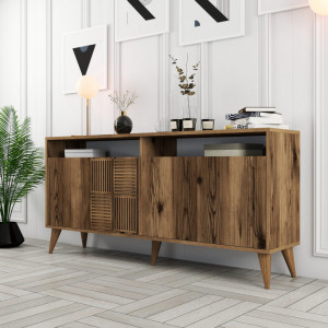 Comoda Model Milan, Nuc, 160x35x78 cm - Img 2