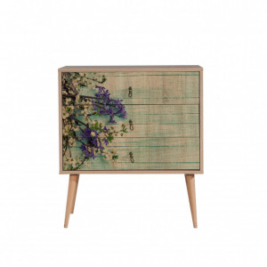 Comoda Model Trio, Stejar sonoma, 80x40x90 cm - Img 4